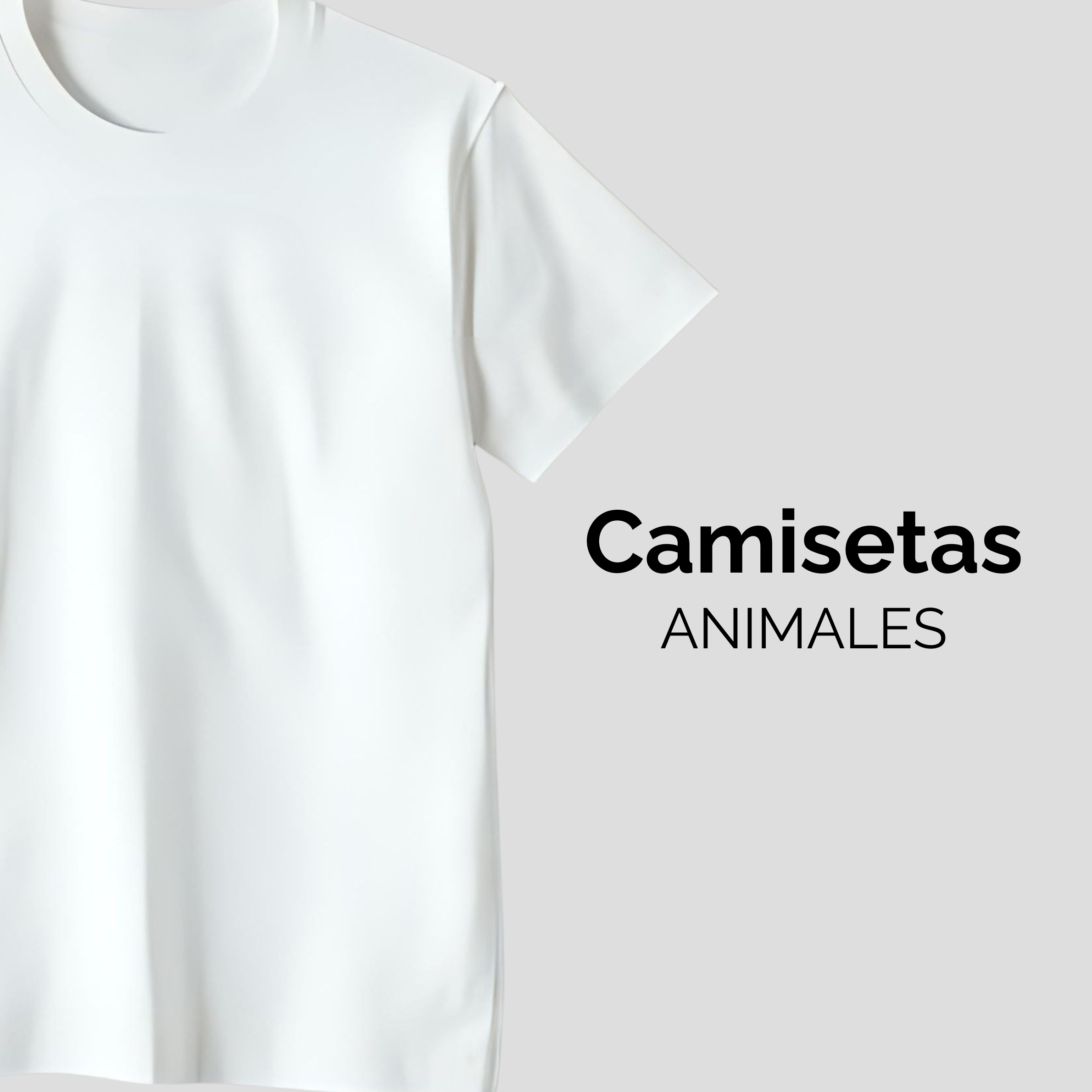 Camisetas Animales