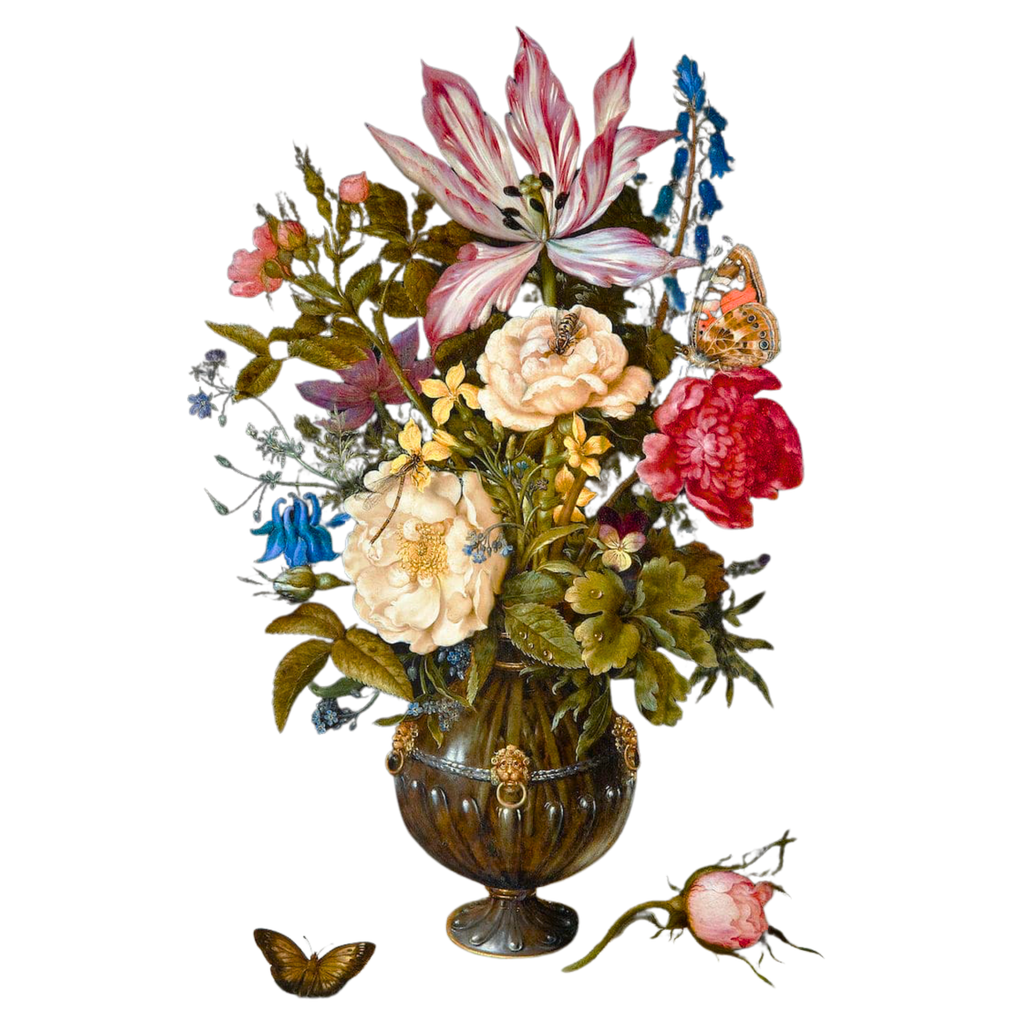 Taza Bodegón con Flores