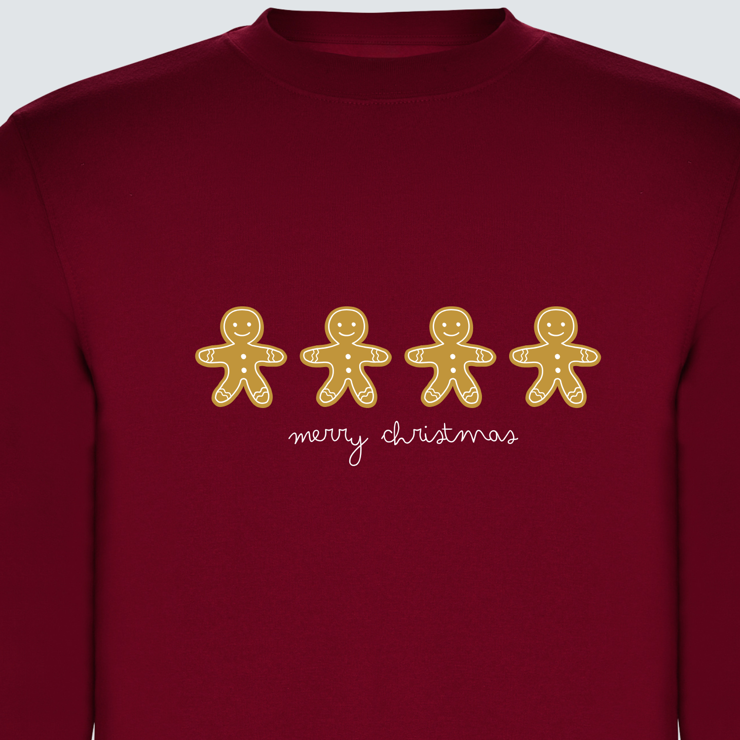 Sudadera Granate Galletas de Jengibre