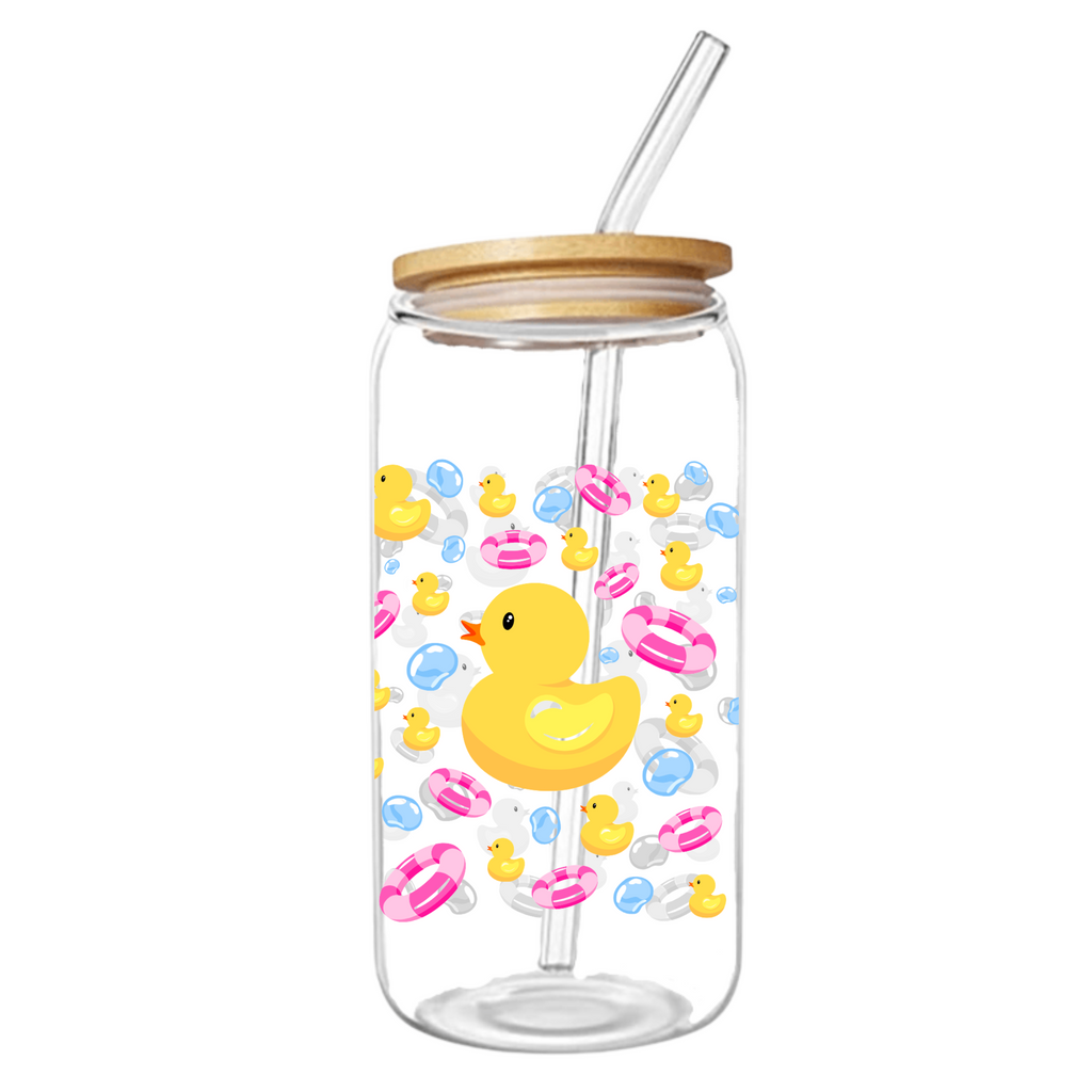 Vaso de Patitos de Goma