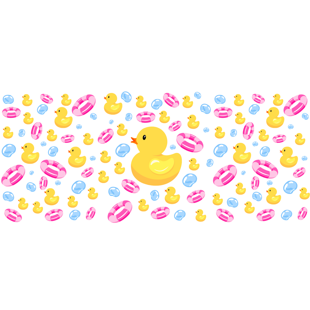 Vaso de Patitos de Goma