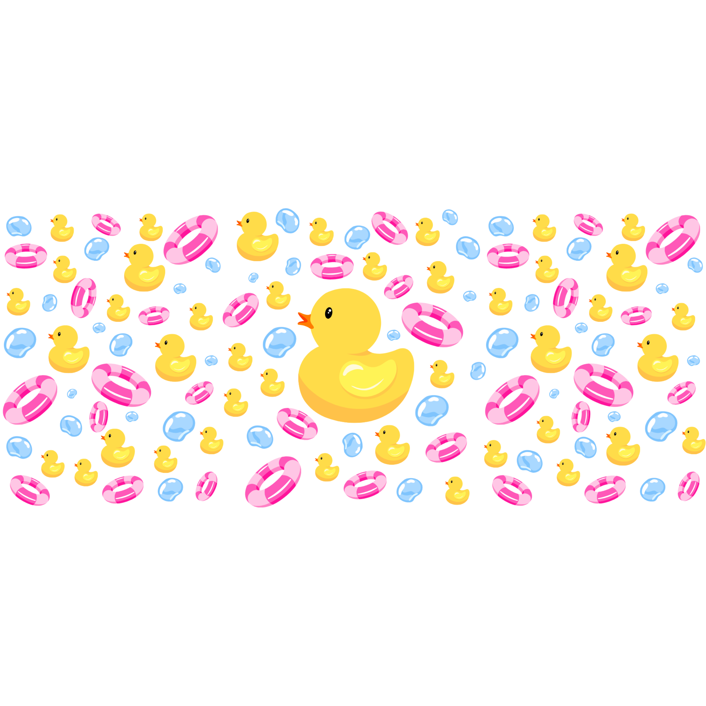 Vaso de Patitos de Goma