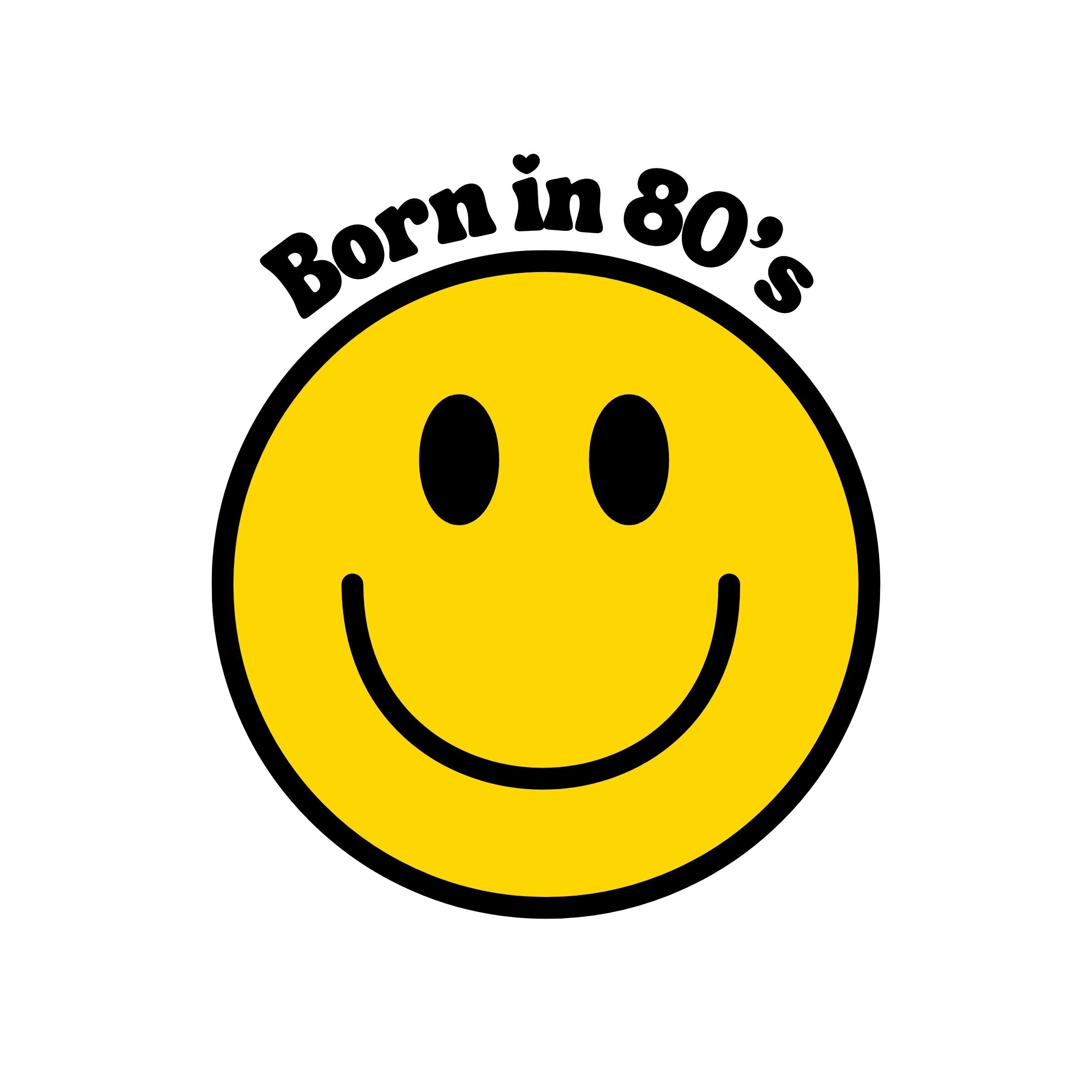 Camiseta Born in 80´s