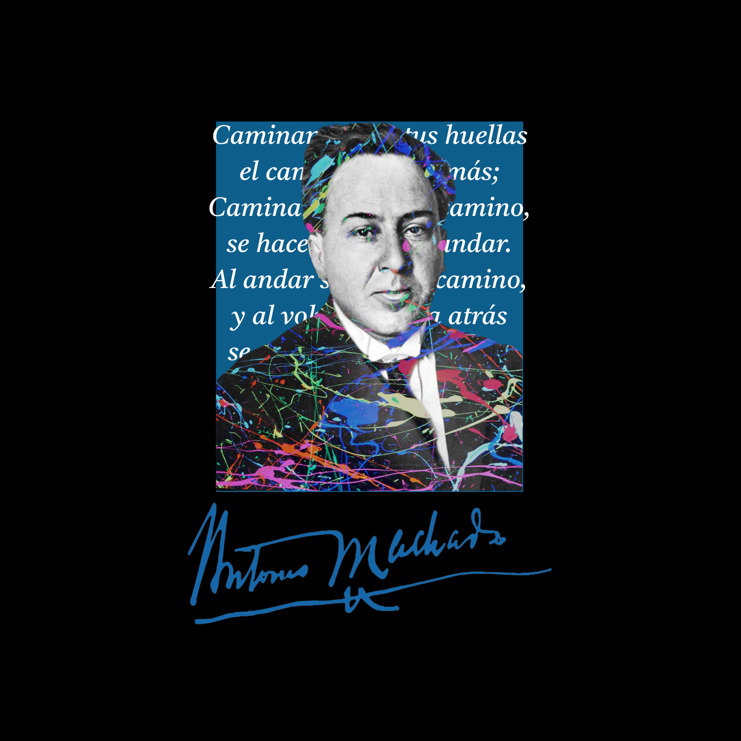 Camiseta Poema Caminante Antonio Machado