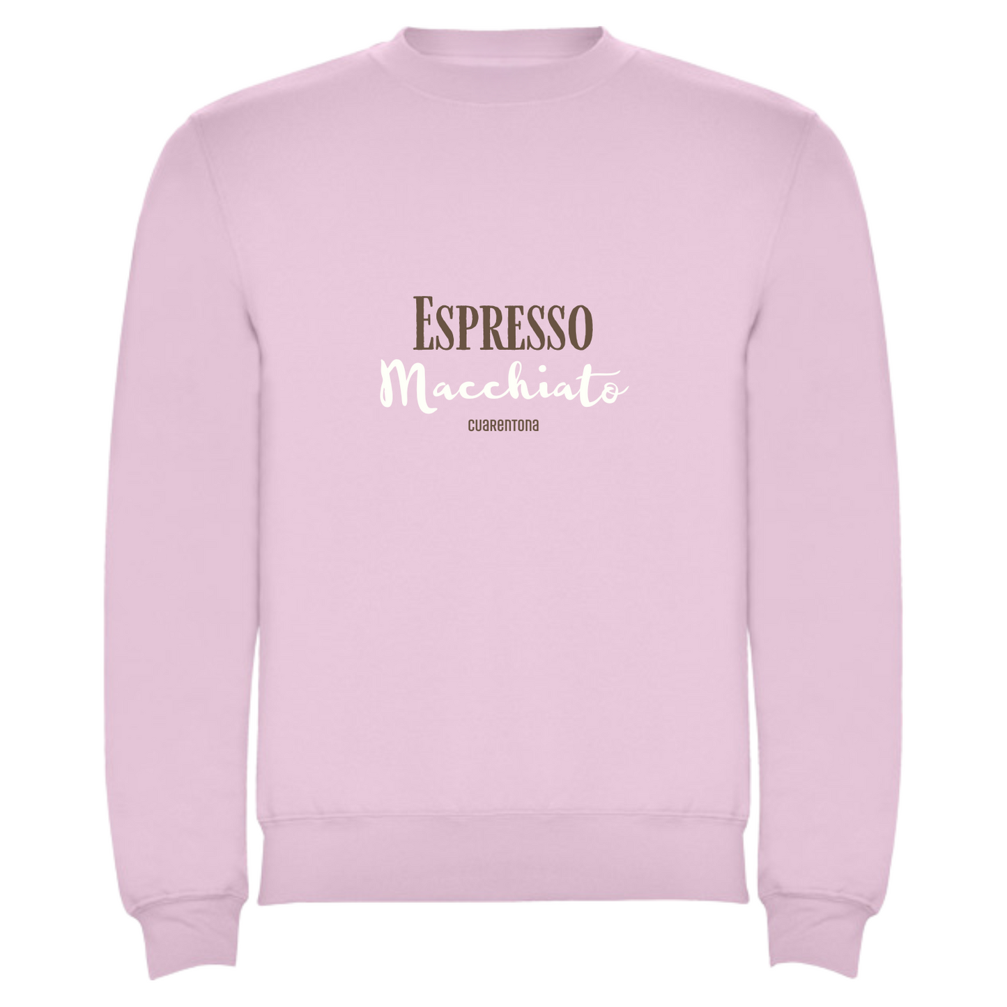 SUDADERA ROSA ESPRESSO MACCHIATO
