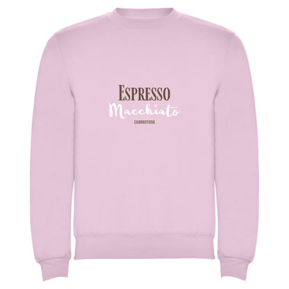 SUDADERA ROSA ESPRESSO MACCHIATO