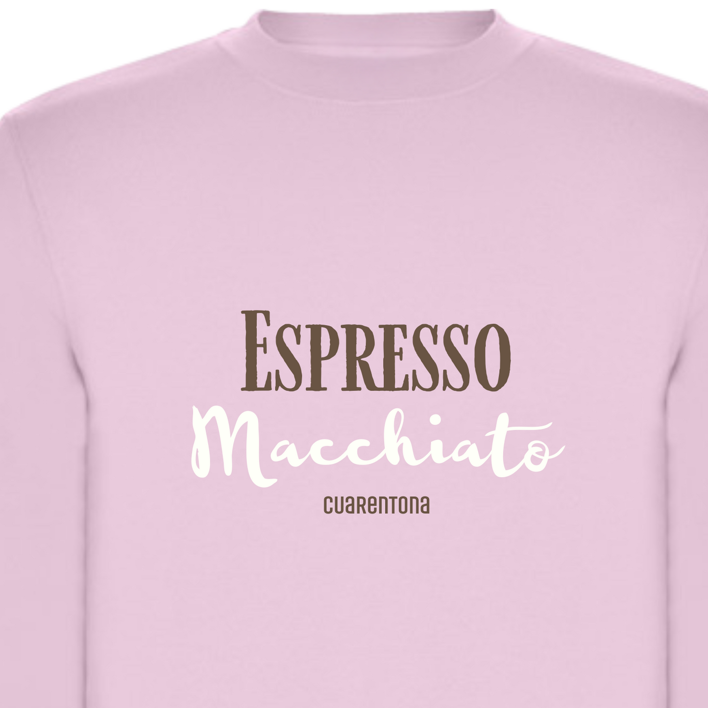 SUDADERA ROSA ESPRESSO MACCHIATO