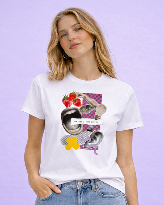 CAMISETA NEURODIVERGENTE COLLAGE